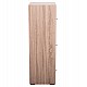 ΝΤΟΥΛΑΠΙ ΜΕ 3 ΑΠΟΘ. ΧΩΡΟΥΣ SORIANO HM9939.11 SONAMA OAK ΜΕΛΑΜΙΝΗ 40x39x119Υεκ.