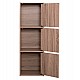 ΝΤΟΥΛΑΠΙ ΜΕ 3 ΑΠΟΘ. ΧΩΡΟΥΣ SORIANO HM9939.11 SONAMA OAK ΜΕΛΑΜΙΝΗ 40x39x119Υεκ.
