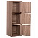 ΝΤΟΥΛΑΠΙ ΜΕ 3 ΑΠΟΘ. ΧΩΡΟΥΣ SORIANO HM9939.11 SONAMA OAK ΜΕΛΑΜΙΝΗ 40x39x119Υεκ.