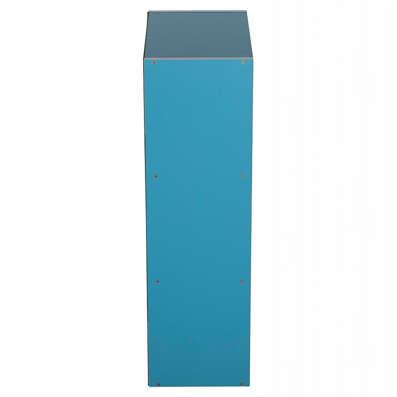 ΡΑΦΙΕΡΑ ΤΟΙΧΟΥ CUBICON HM9941.05 ΜΠΛΕ-ΛΕΥΚΗ ΜΕΛΑΜΙΝΗ 38,5x23,5x80Υεκ.