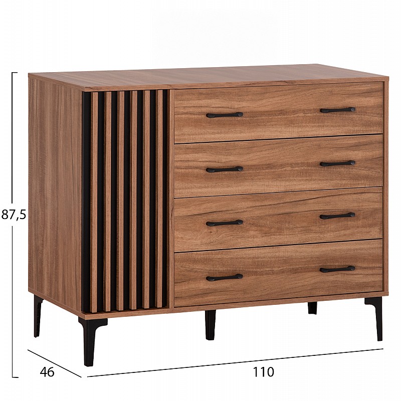 ΣΥΡΤΑΡΙΕΡΑ ΣΕΙΡΑ HARRY HM18009.01 ΜΕΛΑΜΙΝΗ ΦΥΣΙΚΟ ΞΥΛΟΥ-ΜΑΥΡΟ 110x46x87,5Υεκ. ΣΥΡΤΑΡΙΕΡΑ ΣΕΙΡΑ HARRY HM18009.01 ΜΕΛΑΜΙΝΗ ΦΥΣΙΚΟ ΞΥΛΟΥ-ΜΑΥΡΟ 110x46x87,5Υεκ.