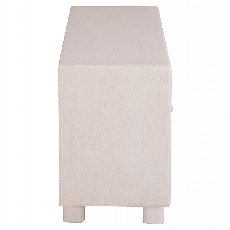 ΜΠΟΥΦΕΣ ΣΕΙΡΑ SANTORINI HM18068 MDF ΣΕ ΥΠΟΛΕΥΚΟ ΧΡΩΜΑ-3 ΠΟΡΤΕΣ 140x38x64Υεκ.