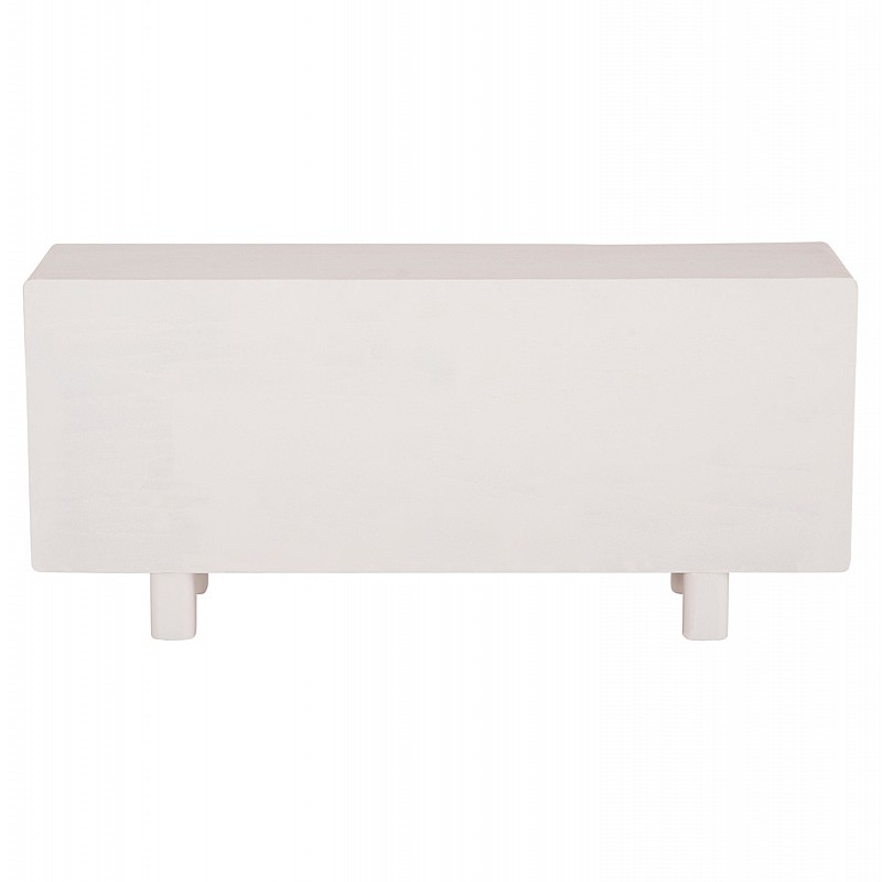 ΜΠΟΥΦΕΣ ΣΕΙΡΑ SANTORINI HM18068 MDF ΣΕ ΥΠΟΛΕΥΚΟ ΧΡΩΜΑ-3 ΠΟΡΤΕΣ 140x38x64Υεκ.