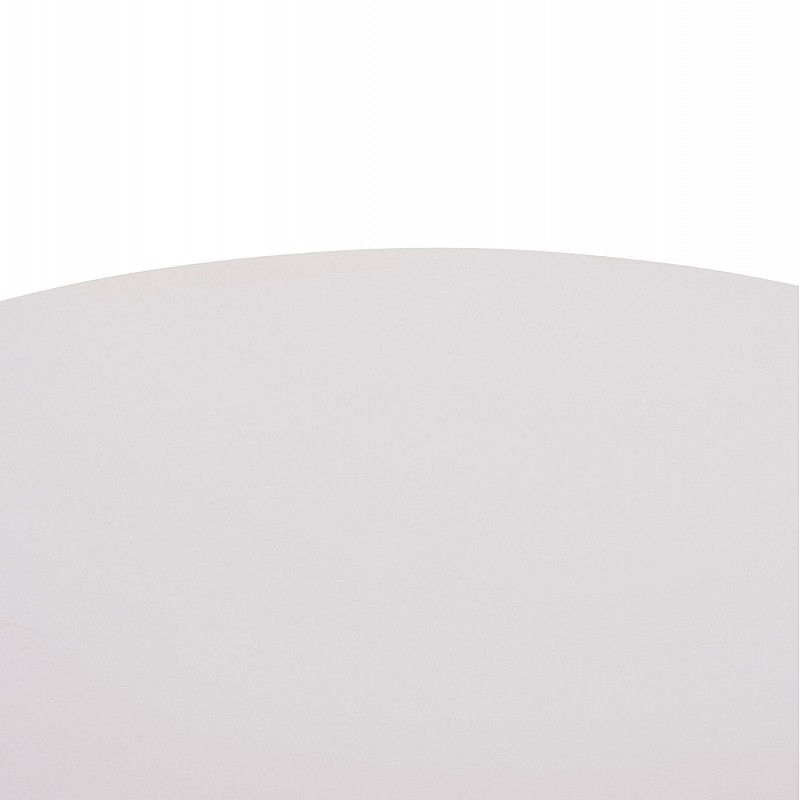 ΤΡΑΠΕΖΙ ΣΤΡΟΓΓΥΛΟ BROLIN HM18141.01 MDF TOP-ΒΑΣΗ ΜΕΤΑΛΛΙΚΗ--ΛΕΥΚΟ Φ90x73Υεκ