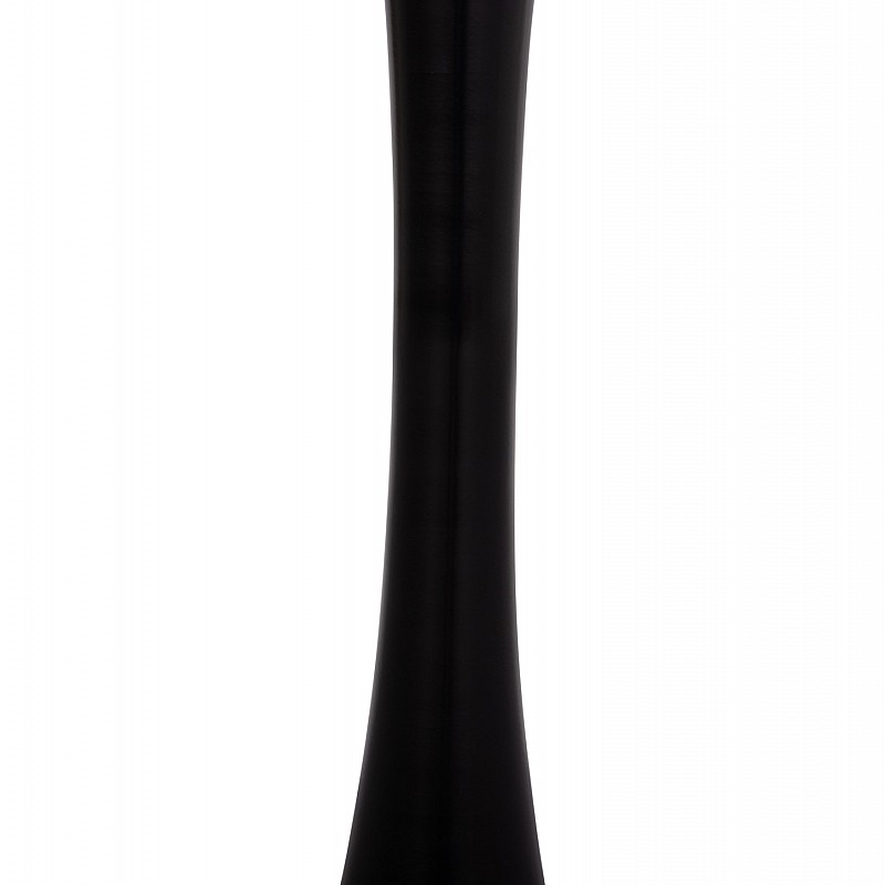 ΤΡΑΠΕΖΙ ΣΤΡΟΓΓΥΛΟ BROLIN HM18141.02 MDF TOP-ΒΑΣΗ ΜΕΤΑΛΛΙΚΗ--ΜΑΥΡΟ Φ90x73Υεκ