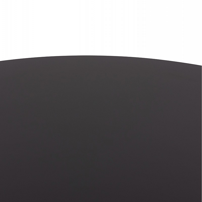 ΤΡΑΠΕΖΙ ΣΤΡΟΓΓΥΛΟ BROLIN HM18141.02 MDF TOP-ΒΑΣΗ ΜΕΤΑΛΛΙΚΗ--ΜΑΥΡΟ Φ90x73Υεκ