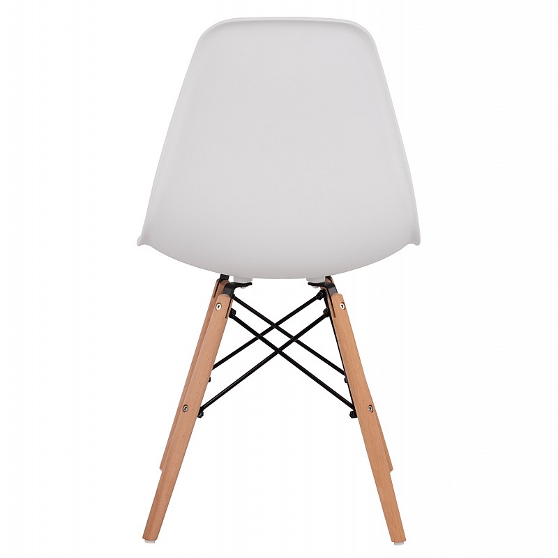 ΚΑΡΕΚΛΑ ΤΡΑΠΕΖΑΡΙΑΣ 2ΤΜΧ TWIST HM8460.21 ΛΕΥΚΟ PP--ΞΥΛΟ ΟΞΙΑΣ 46x50x82Υεκ.