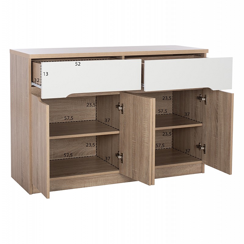 ΜΠΟΥΦΕΣ JOLENE HM2234.02 2 ΣΥΡΤΑΡΙΑ & 4 ΠΟΡΤΕΣ SONAMA 120X40X80εκ. ΜΠΟΥΦΕΣ JOLENE HM2234.02 2 ΣΥΡΤΑΡΙΑ & 4 ΠΟΡΤΕΣ SONAMA 120X40X80εκ.