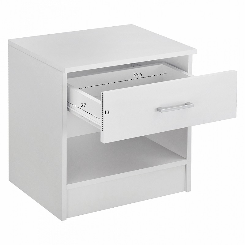 ΚΟΜΟΔΙΝΟ ΜΕ 1 ΣΥΡΤΑΡΙ LANEY ΛΕΥΚΟ HM2345.05 45x35,5x47 εκ. ΚΟΜΟΔΙΝΟ ΜΕ 1 ΣΥΡΤΑΡΙ LANEY ΛΕΥΚΟ HM2345.05 45x35,5x47 εκ.