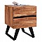 ΚΟΜΟΔΙΝΟ ALICIA HM8360.11 ΑΠΟ ΜΑΣΙΦ ΞΥΛΟ ΑΚΑΚΙΑΣ 45x35x56Yεκ.