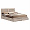 ΚΡΕΒΑΤΙ CAPRI HM399.02 ΜΕ 2 ΣΥΡΤΑΡΙΑ SONOMA 160x200 εκ.