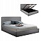 ΚΡΕΒΑΤΙ ALLIE HM584.01 160x200 εκ. ΜΕ ΑΠΟΘΗΚΕΥΤΙΚΟ ΧΩΡΟ ΓΚΡΙ ΥΦΑΣΜΑ