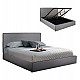 ΚΡΕΒΑΤΙ ALLIE HM584.01 160x200 εκ. ΜΕ ΑΠΟΘΗΚΕΥΤΙΚΟ ΧΩΡΟ ΓΚΡΙ ΥΦΑΣΜΑ