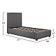 ΚΡΕΒΑΤΙ MONDY 90x200 εκ. ΜΕ ΥΦΑΣΜΑ DARK GREY HM586.05 ΚΡΕΒΑΤΙ MONDY 90x200 εκ. ΜΕ ΥΦΑΣΜΑ DARK GREY HM586.05