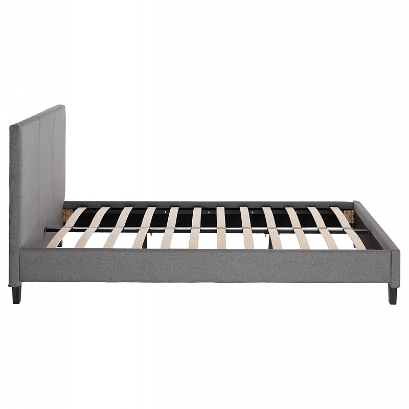 ΚΡΕΒΑΤΙ BECCA ΑΠΟ ΥΦΑΣΜΑ ΓΚΡΙ HM553.11 ΓΙΑ ΣΤΡΩΜΑ 150x200 EK. ΚΡΕΒΑΤΙ BECCA ΑΠΟ ΥΦΑΣΜΑ ΓΚΡΙ HM553.11 ΓΙΑ ΣΤΡΩΜΑ 150x200 EK.