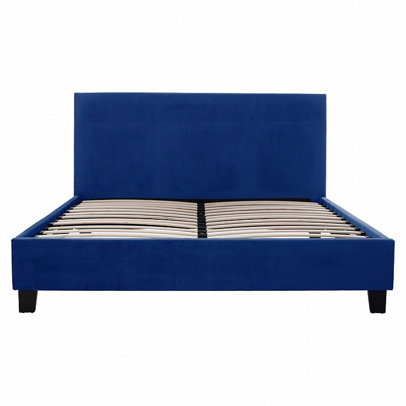 ΚΡΕΒΑΤΙ BECCA ΑΠΟ ΒΕΛΟΥΔΟ ΜΠΛΕ HM553.18 ΓΙΑ ΣΤΡΩΜΑ 150x200 εκ. ΚΡΕΒΑΤΙ BECCA ΑΠΟ ΒΕΛΟΥΔΟ ΜΠΛΕ HM553.18 ΓΙΑ ΣΤΡΩΜΑ 150x200 εκ.