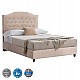 ΚΡΕΒΑΤΙ MALENA ΑΠΟ ΜΠΕΖ ΥΦΑΣΜΑ NUBUCK HM647.22 ΓΙΑ ΣΤΡΩΜΑ 120x200 εκ. ΚΡΕΒΑΤΙ MALENA ΑΠΟ ΜΠΕΖ ΥΦΑΣΜΑ NUBUCK HM647.22 ΓΙΑ ΣΤΡΩΜΑ 120x200 εκ.