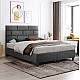 ΚΡΕΒΑΤΙ SOLEDAD ΑΠΟ ΓΚΡΙ ΥΦΑΣΜΑ HM644.01 ΓΙΑ ΣΤΡΩΜΑ 150x200 εκ. ΚΡΕΒΑΤΙ SOLEDAD ΑΠΟ ΓΚΡΙ ΥΦΑΣΜΑ HM644.01 ΓΙΑ ΣΤΡΩΜΑ 150x200 εκ.