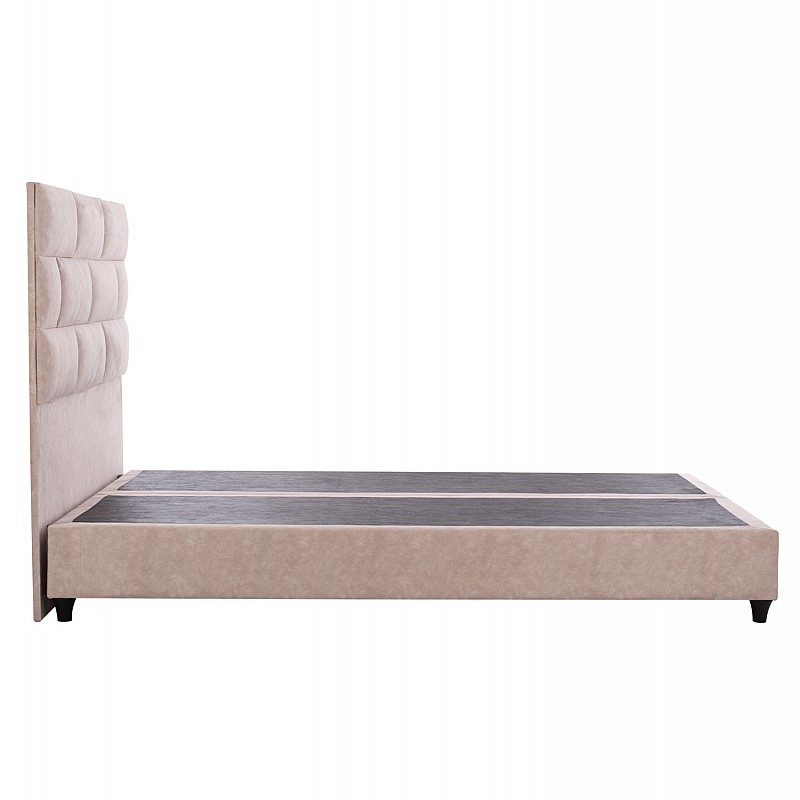 ΚΡΕΒΑΤΙ SOLEDAD ΜΠΕΖ HM644.22 ΓΙΑ ΣΤΡΩΜΑ 150x200 εκ. ΚΡΕΒΑΤΙ SOLEDAD ΜΠΕΖ HM644.22 ΓΙΑ ΣΤΡΩΜΑ 150x200 εκ.