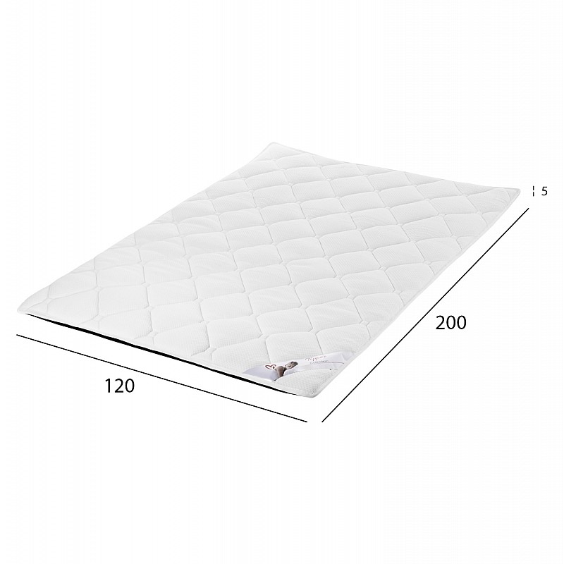 ΑΝΩΣΤΡΩΜΑ ΑΦΡΟΥ HM670.08 ΛΕΥΚΟ 120x200x5Y εκ.