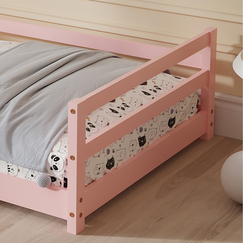 ΚΡΕΒΑΤΙ ΠΑΙΔΙΚΟ HOUSER HM676.06 τ.MONTESSORI ΞΥΛΟ ΠΕΥΚΟ ΡΟΖ- 190x90εκ ΚΡΕΒΑΤΙ ΠΑΙΔΙΚΟ HOUSER HM676.06 τ.MONTESSORI ΞΥΛΟ ΠΕΥΚΟ ΡΟΖ- 190x90εκ
