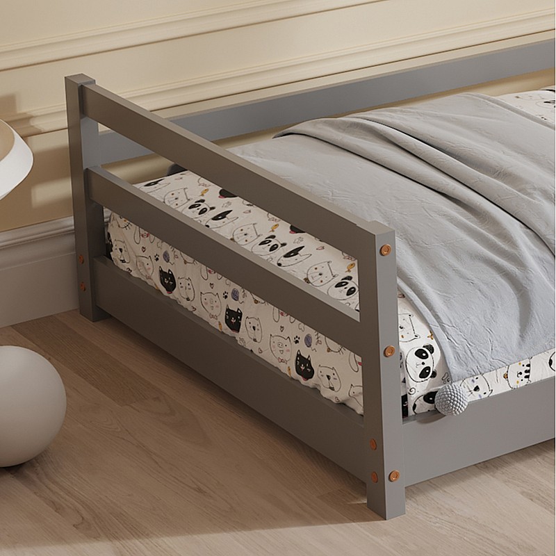 ΚΡΕΒΑΤΙ ΠΑΙΔΙΚΟ HOUSER HM676.05 τ.MONTESSORI ΞΥΛΟ ΠΕΥΚΟ ΓΚΡΙ- 190x90εκ ΚΡΕΒΑΤΙ ΠΑΙΔΙΚΟ HOUSER HM676.05 τ.MONTESSORI ΞΥΛΟ ΠΕΥΚΟ ΓΚΡΙ- 190x90εκ