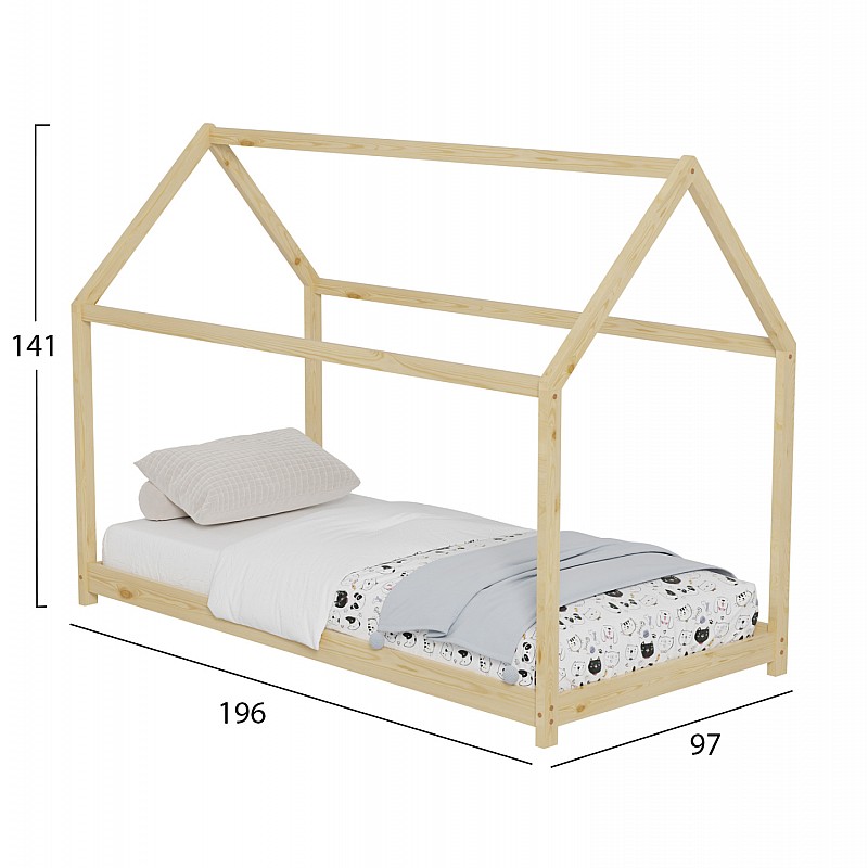 ΚΡΕΒΑΤΙ ΠΑΙΔΙΚΟ PEPE HM677.01 τ.MONTESSORI ΞΥΛΟ ΠΕΥΚΟ ΦΥΣΙΚΟ- 190x90εκ ΚΡΕΒΑΤΙ ΠΑΙΔΙΚΟ PEPE HM677.01 τ.MONTESSORI ΞΥΛΟ ΠΕΥΚΟ ΦΥΣΙΚΟ- 190x90εκ