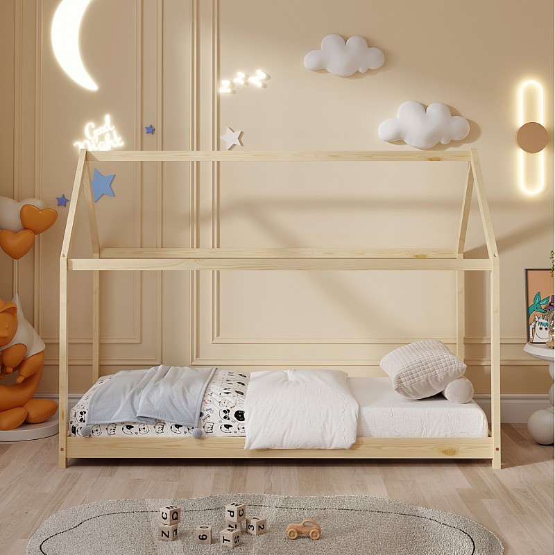 ΚΡΕΒΑΤΙ ΠΑΙΔΙΚΟ PEPE HM677.01 τ.MONTESSORI ΞΥΛΟ ΠΕΥΚΟ ΦΥΣΙΚΟ- 190x90εκ ΚΡΕΒΑΤΙ ΠΑΙΔΙΚΟ PEPE HM677.01 τ.MONTESSORI ΞΥΛΟ ΠΕΥΚΟ ΦΥΣΙΚΟ- 190x90εκ