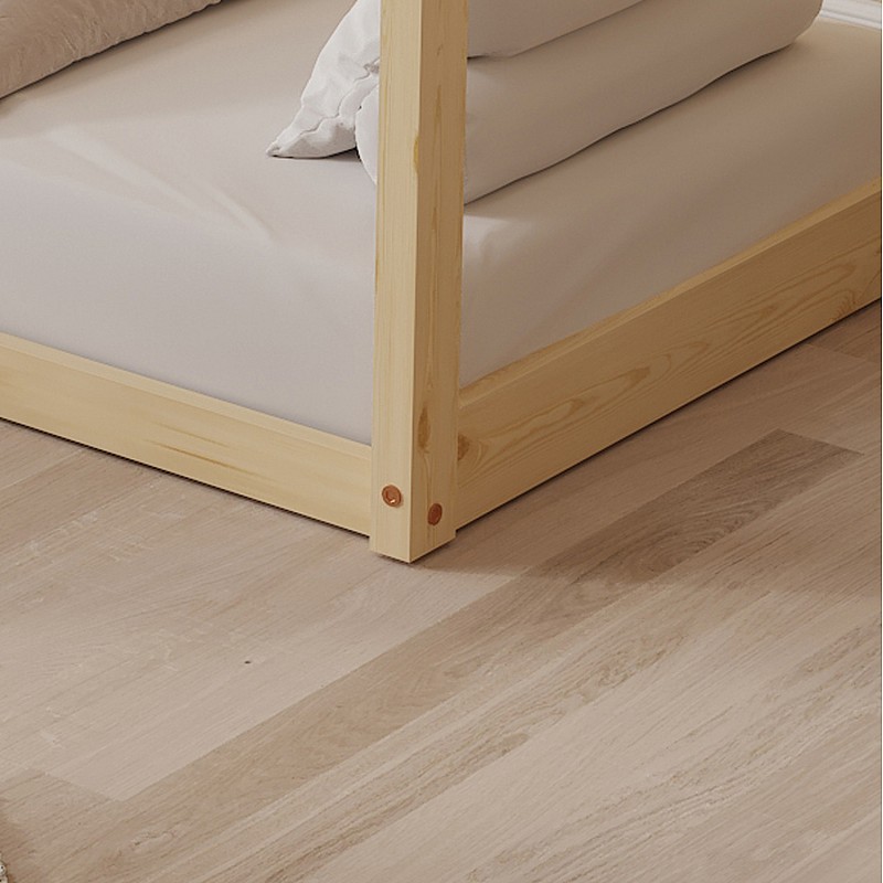 ΚΡΕΒΑΤΙ ΠΑΙΔΙΚΟ PEPE HM678.01 τ.MONTESSORI ΞΥΛΟ ΠΕΥΚΟ ΦΥΣΙΚΟ- 140x70εκ