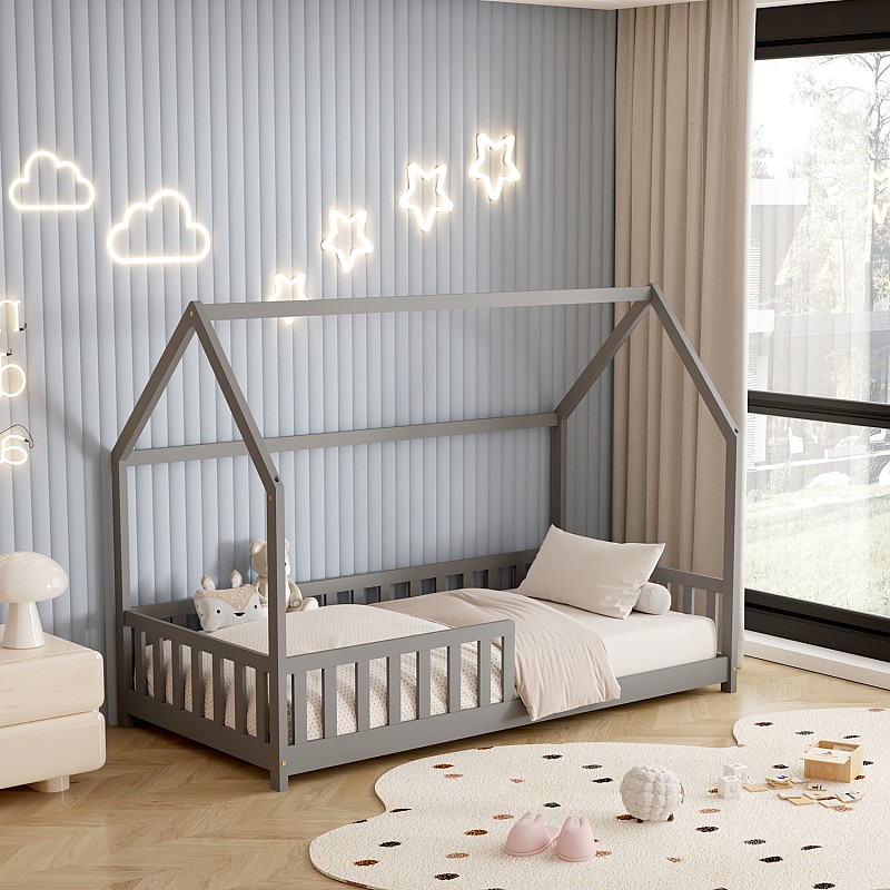 ΚΡΕΒΑΤΙ ΠΑΙΔΙΚΟ ΜΕ ΚΑΓΚΕΛΑ PHYLLIS HM679.05 τ.MONTESSORI ΞΥΛΟ ΠΕΥΚΟ ΓΚΡΙ-190x90εκ. ΚΡΕΒΑΤΙ ΠΑΙΔΙΚΟ ΜΕ ΚΑΓΚΕΛΑ PHYLLIS HM679.05 τ.MONTESSORI ΞΥΛΟ ΠΕΥΚΟ ΓΚΡΙ-190x90εκ.