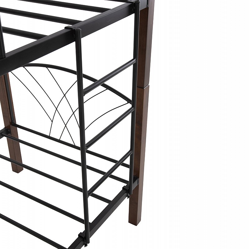 ΚΟΥΚΕΤΑ ΚΡΕΒΑΤΙ STOREY HM687 ΜΑΥΡΟ ΜΕΤΑΛΛΟ-ΚΑΡΥΔΙ RUBBERWOOD-ΓΙΑ ΣΤΡΩΜΑ 190x90εκ ΚΟΥΚΕΤΑ ΚΡΕΒΑΤΙ STOREY HM687 ΜΑΥΡΟ ΜΕΤΑΛΛΟ-ΚΑΡΥΔΙ RUBBERWOOD-ΓΙΑ ΣΤΡΩΜΑ 190x90εκ