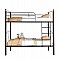 ΚΟΥΚΕΤΑ ΚΡΕΒΑΤΙ STOREY HM687 ΜΑΥΡΟ ΜΕΤΑΛΛΟ-ΚΑΡΥΔΙ RUBBERWOOD-ΓΙΑ ΣΤΡΩΜΑ 190x90εκ