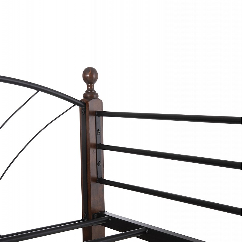 ΚΟΥΚΕΤΑ ΚΡΕΒΑΤΙ STOREY HM687 ΜΑΥΡΟ ΜΕΤΑΛΛΟ-ΚΑΡΥΔΙ RUBBERWOOD-ΓΙΑ ΣΤΡΩΜΑ 190x90εκ ΚΟΥΚΕΤΑ ΚΡΕΒΑΤΙ STOREY HM687 ΜΑΥΡΟ ΜΕΤΑΛΛΟ-ΚΑΡΥΔΙ RUBBERWOOD-ΓΙΑ ΣΤΡΩΜΑ 190x90εκ