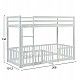 ΠΑΙΔΙΚΗ ΚΟΥΚΕΤΑ τ.MONTESSORI ΜΕ ΠΑΡΚΑΚΙ PLAYKID HM703.03 ΞΥΛΟ ΠΕΥΚΟΥ ΛΕΥΚΟ ΓΙΑ 190x90εκ ΠΑΙΔΙΚΗ ΚΟΥΚΕΤΑ τ.MONTESSORI ΜΕ ΠΑΡΚΑΚΙ PLAYKID HM703.03 ΞΥΛΟ ΠΕΥΚΟΥ ΛΕΥΚΟ ΓΙΑ 190x90εκ