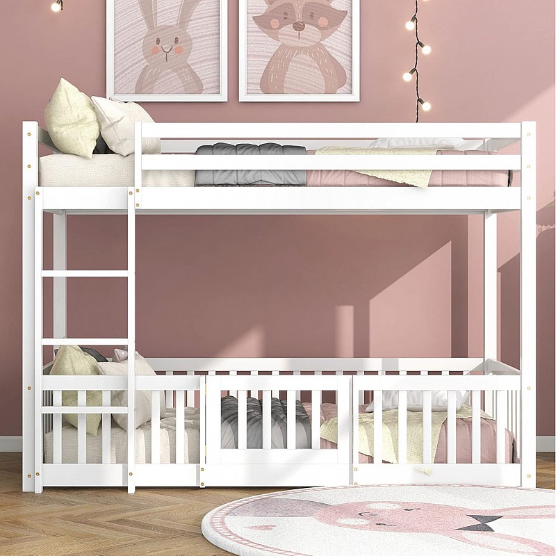 ΠΑΙΔΙΚΗ ΚΟΥΚΕΤΑ τ.MONTESSORI ΜΕ ΠΑΡΚΑΚΙ PLAYKID HM703.03 ΞΥΛΟ ΠΕΥΚΟΥ ΛΕΥΚΟ ΓΙΑ 190x90εκ ΠΑΙΔΙΚΗ ΚΟΥΚΕΤΑ τ.MONTESSORI ΜΕ ΠΑΡΚΑΚΙ PLAYKID HM703.03 ΞΥΛΟ ΠΕΥΚΟΥ ΛΕΥΚΟ ΓΙΑ 190x90εκ