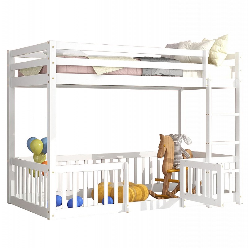 ΠΑΙΔΙΚΗ ΚΟΥΚΕΤΑ τ.MONTESSORI ΜΕ ΠΑΡΚΑΚΙ PLAYKID HM703.03 ΞΥΛΟ ΠΕΥΚΟΥ ΛΕΥΚΟ ΓΙΑ 190x90εκ ΠΑΙΔΙΚΗ ΚΟΥΚΕΤΑ τ.MONTESSORI ΜΕ ΠΑΡΚΑΚΙ PLAYKID HM703.03 ΞΥΛΟ ΠΕΥΚΟΥ ΛΕΥΚΟ ΓΙΑ 190x90εκ