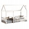 ΚΡΕΒΑΤΙ ΠΑΙΔΙΚΟ ΜΕ ΚΑΓΚΕΛΟ HOUSER HM706.03 τ.MONTESSORI ΞΥΛΟ ΠΕΥΚΟ ΛΕΥΚΟ-190x90εκ