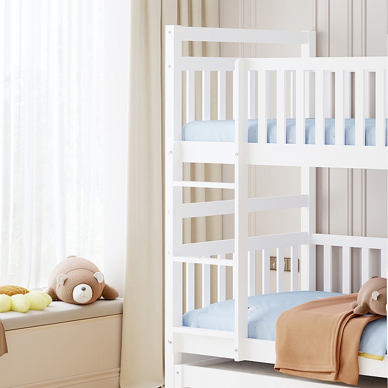 ΠΑΙΔΙΚΗ ΚΟΥΚΕΤΑ ΜΕ 3 ΚΡΕΒΑΤΙΑ & 2 ΣΥΡΤΑΡΙΑ TRIPLON HM709.03 ΞΥΛΟ ΠΕΥΚΟΥ 90x190-200εκ