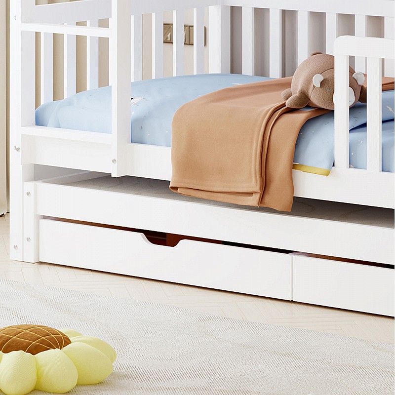 ΠΑΙΔΙΚΗ ΚΟΥΚΕΤΑ ΜΕ 3 ΚΡΕΒΑΤΙΑ & 2 ΣΥΡΤΑΡΙΑ TRIPLON HM709.03 ΞΥΛΟ ΠΕΥΚΟΥ 90x190-200εκ