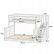 ΠΑΙΔΙΚH ΚΟΥΚΕΤΑ τ.MONTESSORI BEAMER HM711.03 ΞΥΛΟ ΠΕΥΚΟΥ ΣΕ ΛΕΥΚΟ-ΣΤΡΩΜΑΤΑ 90-140x190εκ