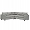 ΓΩΝΙΑΚΟΣ ΚΑΝΑΠΕΣ CALDER HM3286.01 ΓΚΡΙ ΥΦΑΣΜΑ 254x254x90(κάθισμα)x91Υεκ.