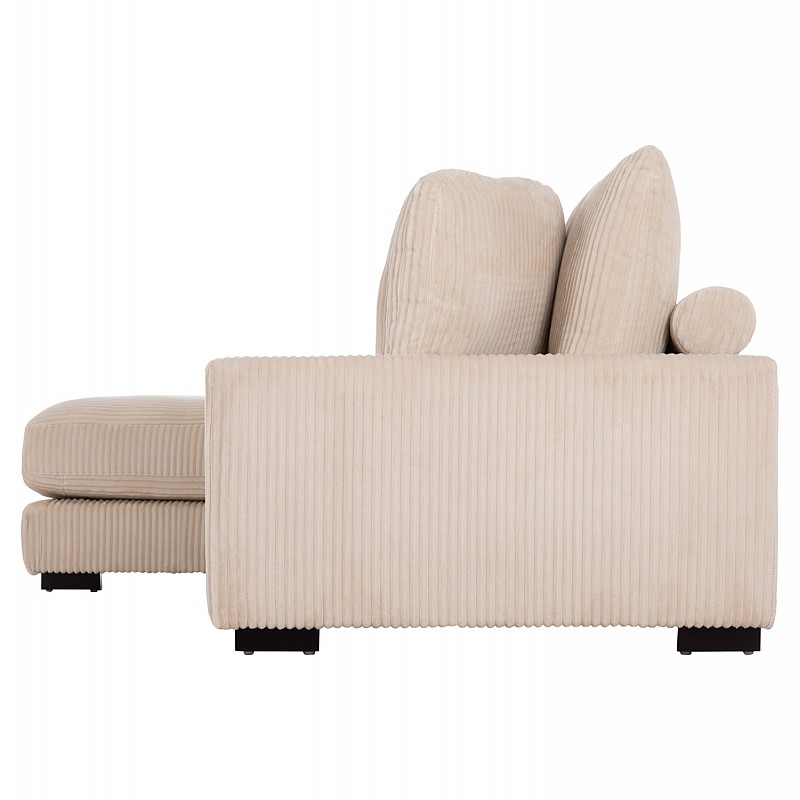 ΚΑΝΑΠΕΣ ΑΡΙΣΤΕΡΗ ΓΩΝΙΑ CRANFIELD HM3287.02L ΜΠΕΖ ΡΙΓΕ ΥΦΑΣΜΑ 313x169(γωνία)x80Υεκ.