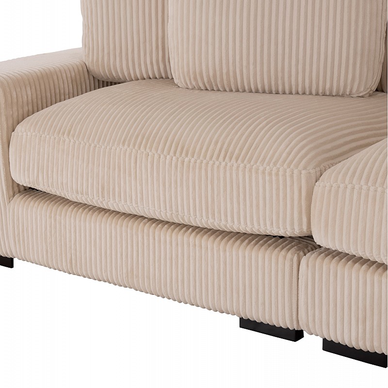 ΚΑΝΑΠΕΣ ΔΕΞΙΑ ΓΩΝΙΑ CRANFIELD HM3287.02R ΜΠΕΖ ΡΙΓΕ ΥΦΑΣΜΑ 313x169(γωνία)x80Υεκ.