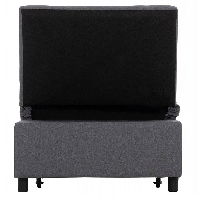 ΠΟΛΥΘΡΟΝΑ-ΚΡΕΒΑΤΙ LIBRE HM3295.01 ΓΚΡΙ ΥΦΑΣΜΑ 75x106x87Υεκ.