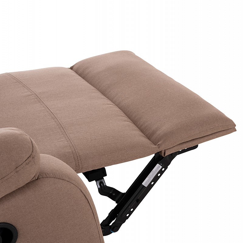 ΠΟΛΥΘΡΟΝΑ RELAX DIONI HM3296.03 ΜΠΕΖ ΥΦΑΣΜΑ 85x90x100Υεκ.