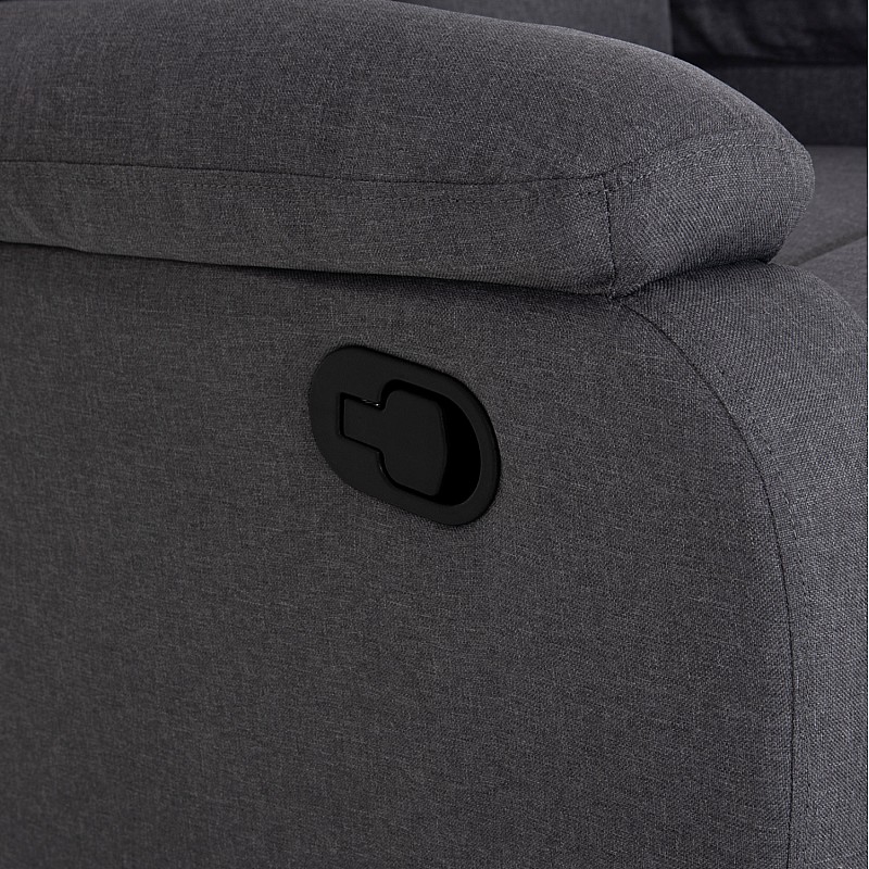 ΠΟΛΥΘΡΟΝΑ RELAX DIONI HM3296.01 ΓΚΡΙ ΥΦΑΣΜΑ 85x90x100Υεκ.