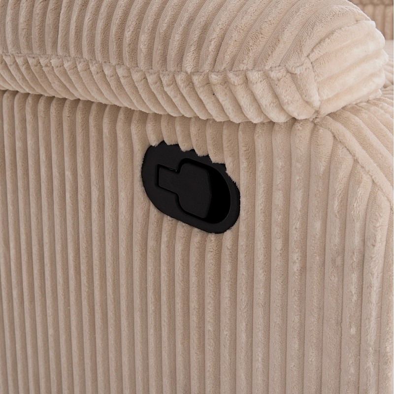 ΠΟΛΥΘΡΟΝΑ RELAX DIONI HM3296.12 ΜΠΕΖ ΡΙΓΕ ΥΦΑΣΜΑ 85x90x100Υεκ.