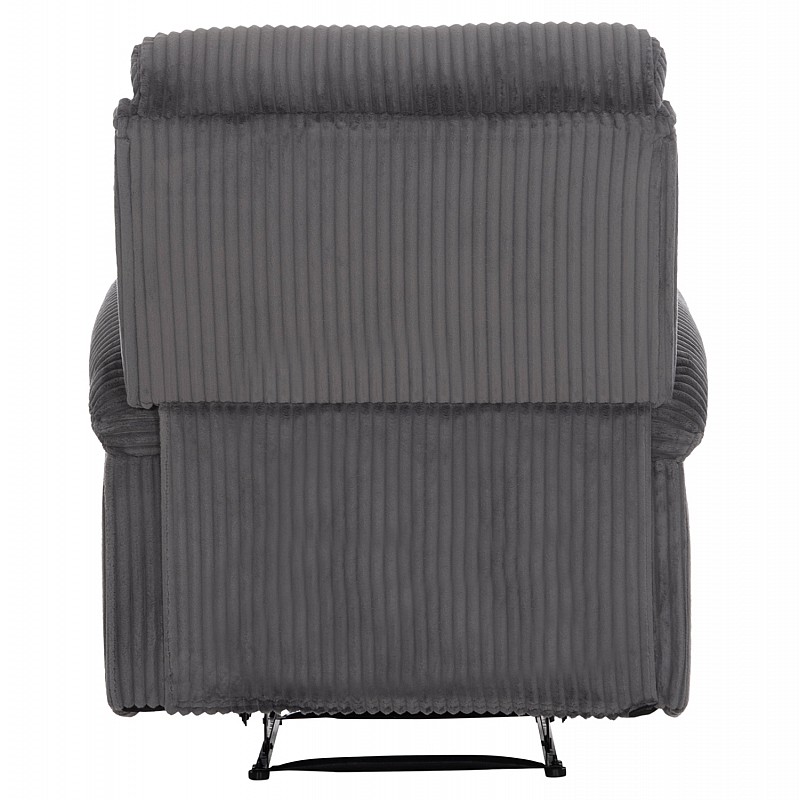 ΠΟΛΥΘΡΟΝΑ RELAX DIONI HM3296.11 ΓΚΡΙ ΡΙΓΕ ΥΦΑΣΜΑ 85x90x100Υεκ.