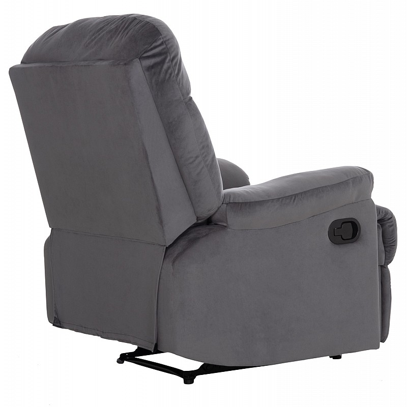 ΠΟΛΥΘΡΟΝΑ RELAX BRAYLEN HM3298.01 ΓΚΡΙ ΒΕΛΟΥΔΟ 85x90x95Υεκ.