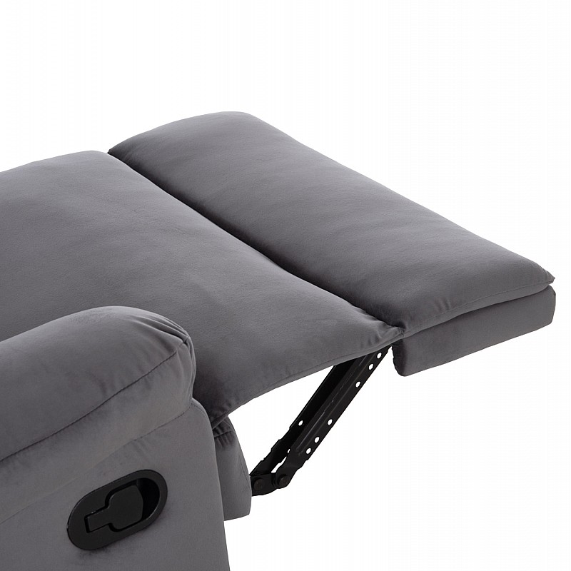 ΠΟΛΥΘΡΟΝΑ RELAX BRAYLEN HM3298.01 ΓΚΡΙ ΒΕΛΟΥΔΟ 85x90x95Υεκ.